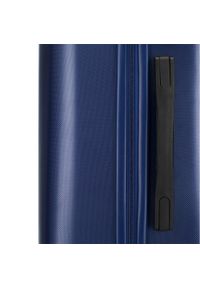 Wittchen - Duża walizka z polikarbonu fakturowana granatowa. Kolor: niebieski. Materiał: guma. Styl: klasyczny #8