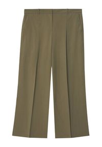 Hugo - HUGO Spodnie materiałowe Tiana17 50564491 Zielony Relaxed Fit. Kolor: zielony. Materiał: wiskoza #4