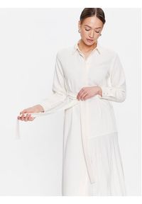 Marella Sukienka koszulowa Stipa 2332210333 Biały Regular Fit. Kolor: biały. Materiał: syntetyk. Typ sukienki: koszulowe