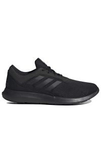 Adidas - Buty adidas Coreracer FX3593 - czarne. Kolor: czarny. Materiał: guma. Szerokość cholewki: normalna. Sport: turystyka piesza