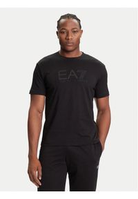 EA7 Emporio Armani T-Shirt 7M000898 AF10375 UC001 Czarny Regular Fit. Kolor: czarny. Materiał: bawełna