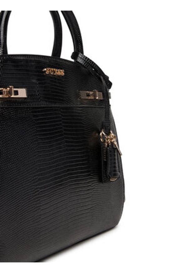 Guess Torebka Melinda HWKL99 33060 Czarny. Kolor: czarny. Materiał: skórzane