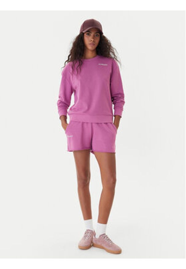 Kappa Bluza Logo Fekka 371M5EW Fioletowy Regular Fit. Kolor: fioletowy. Materiał: bawełna