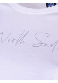 North Sails T-shirt | 90 2356 000 | T-Shirt S/S W/Logo | Kobieta | Biały. Okazja: na co dzień. Kolor: biały. Materiał: bawełna. Wzór: nadruk. Styl: casual #2