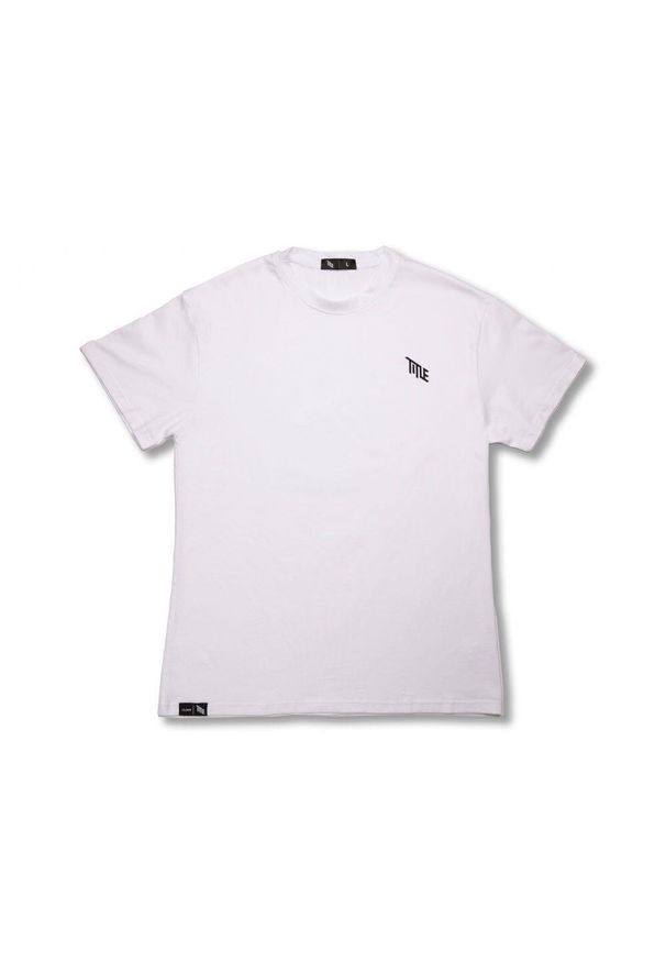 TITLE - Koszulka Title. Kolor: biały. Materiał: bawełna. Sport: kolarstwo