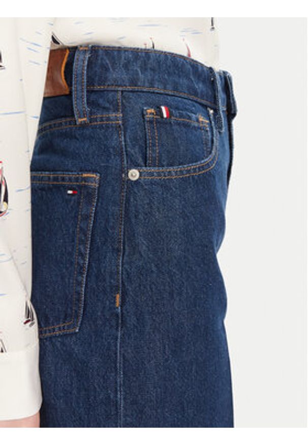 TOMMY HILFIGER - Tommy Hilfiger Jeansy WW0WW44360 Niebieski Wide Leg. Kolor: niebieski