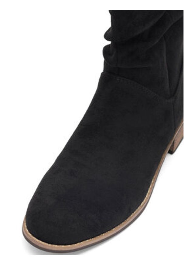 Clara Barson Botki WS14087-02 Czarny. Kolor: czarny. Materiał: materiał