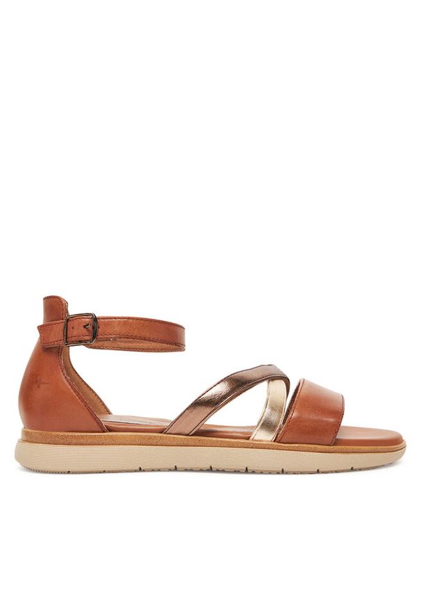 Sandały Tamaris. Kolor: brązowy