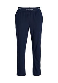 Jack & Jones - Jack&Jones Spodnie piżamowe 12238024 Granatowy Regular Fit. Kolor: niebieski. Materiał: bawełna #2