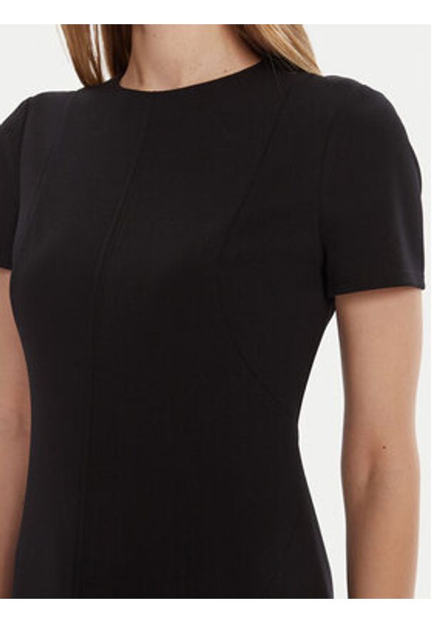 Calvin Klein Sukienka koktajlowa LV044C064G Czarny Slim Fit. Kolor: czarny. Materiał: syntetyk. Styl: wizytowy