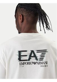 EA7 Emporio Armani T-Shirt 7M001327 AF17789 U0004 Écru Relaxed Fit. Materiał: bawełna #2