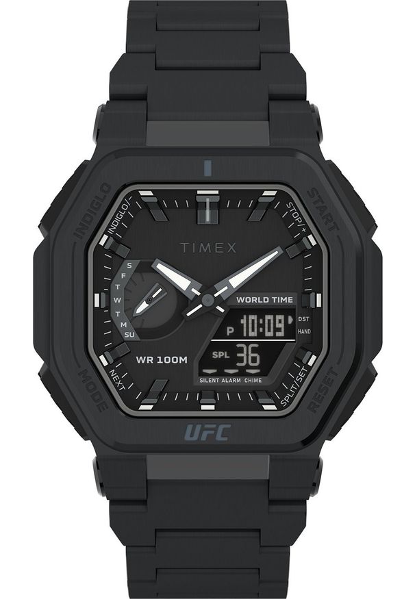 Zegarek Timex Zegarek męski Timex TW2V84800 czarny. Kolor: czarny