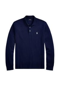 Polo Ralph Lauren Polo 710955081001 Granatowy Slim Fit. Typ kołnierza: polo. Kolor: niebieski. Materiał: bawełna #5
