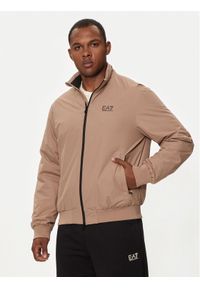 EA7 Emporio Armani Kurtka bomber 8NPB20 PNFZZ 1745 Beżowy Regular Fit. Kolor: beżowy. Materiał: syntetyk