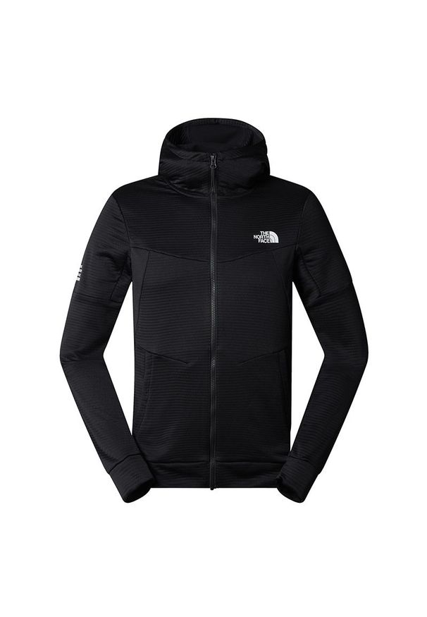 Bluza The North Face Mountain Athletics FZ Fleece 0A87J5JK31 - czarna. Kolor: czarny. Materiał: polar, poliester. Wzór: aplikacja