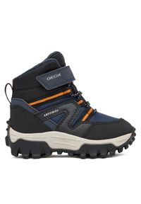 Śniegowce Geox. Kolor: niebieski