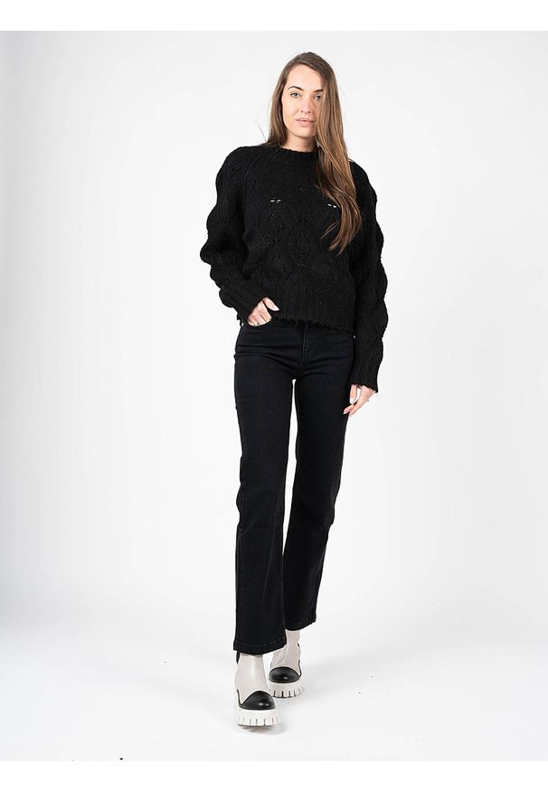Silvian Heach Jeansy "Regular" | CVA22050JE | Kobieta | Czarny. Okazja: na co dzień. Stan: podwyższony. Kolor: czarny. Styl: casual