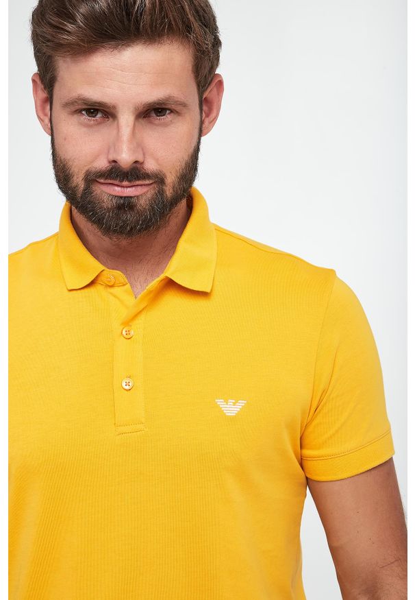 Emporio Armani Swimwear - Polo męskie EMPORIO ARMANI SWIMWEAR. Typ kołnierza: polo