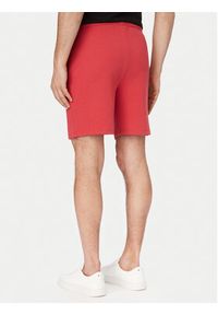 BOSS Szorty sportowe Waffle 50535884 Czerwony Regular Fit. Kolor: czerwony. Materiał: bawełna. Styl: sportowy #4
