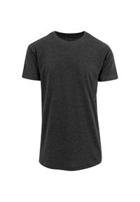 BUILD YOUR BRAND - Koszulka Damska/polycottonowa W Kształcie Koszulki. Kolor: szary, wielokolorowy, brązowy. Sport: turystyka piesza #1