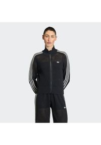 Adidas - adidas Kardigan KC6497 Czarny Regular Fit. Kolor: czarny. Materiał: syntetyk #1