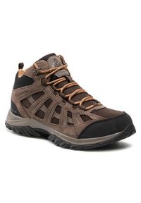 columbia - Columbia Trekkingi Redmond III Mid Waterproof BM0168 Brązowy. Kolor: brązowy. Materiał: skóra, zamsz. Sport: turystyka piesza #7