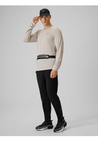 4f - 4F Longsleeve do biegania szybkoschnący męski - szary XL. Kolor: szary. Materiał: materiał, włókno. Długość rękawa: długi rękaw. Długość: długie. Sport: bieganie, fitness #2