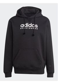 Adidas - adidas Bluza All SZN Fleece Graphic Hoodie IC9771 Czarny Loose Fit. Kolor: czarny. Materiał: bawełna #6
