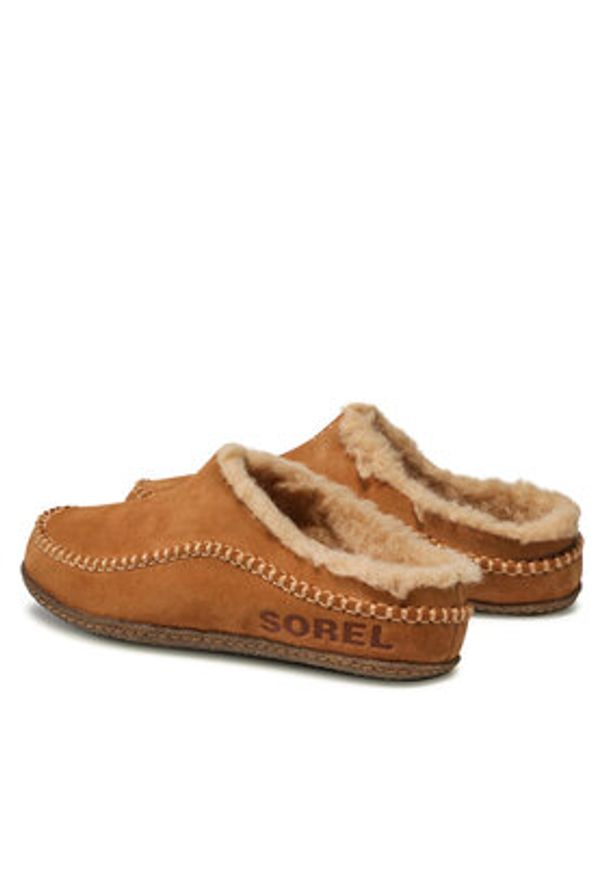 sorel - Sorel Kapcie Lanner Ridge NM3913 Brązowy. Kolor: brązowy. Materiał: zamsz, skóra