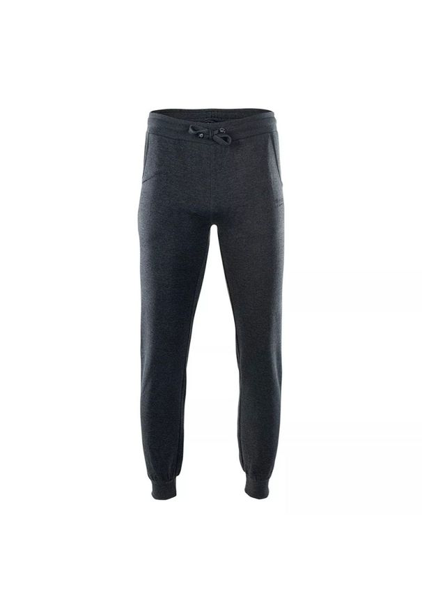 Hi-tec - Spodnie dresowe męskie Hi-Tec Melian - grafitowe, Rozmiar L. Kolor: szary. Materiał: dresówka