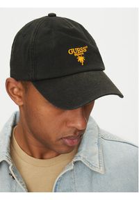 Guess Czapka z daszkiem F5GZ00 WO07T Czarny. Kolor: czarny. Materiał: materiał, bawełna #3