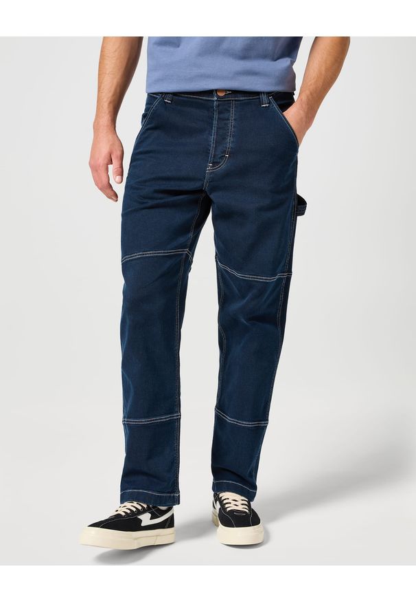 Wrangler - MESKIE SPODNIE WRANGLER CASEY JONES UTILITY MIDNIGHT 112356847