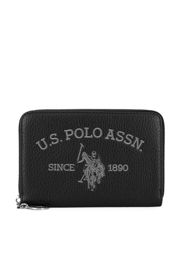 U.S. Polo Assn. Duży Portfel Damski WIUXT8414WVP Czarny. Kolor: czarny