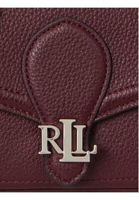 Lauren Ralph Lauren - LAUREN RALPH LAUREN Torebka 432977374004 Bordowy. Kolor: czerwony. Materiał: skórzane #4