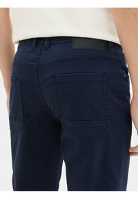 Tom Tailor Spodnie materiałowe 1037552 Granatowy Regular Fit. Kolor: niebieski. Materiał: bawełna