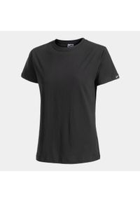 T-shirt Joma Desert damski, czarny, 2XL, 100% bawełna. Kolor: czarny. Materiał: bawełna. Sezon: wiosna, lato. Sport: piłka nożna #1