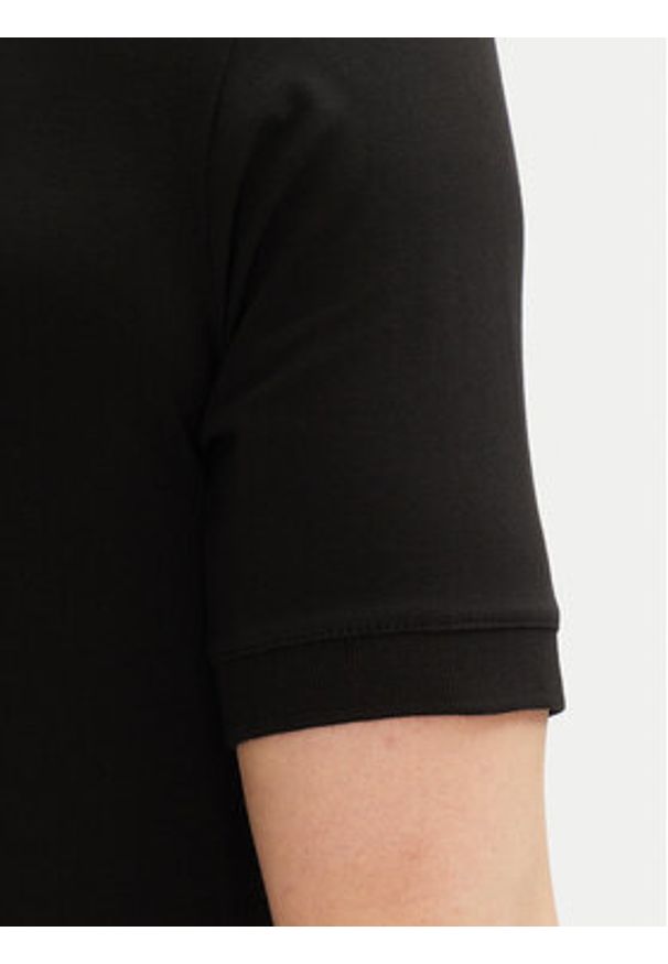 Karl Lagerfeld - KARL LAGERFELD Polo 745402 552235 Czarny Regular Fit. Typ kołnierza: polo. Kolor: czarny. Materiał: bawełna