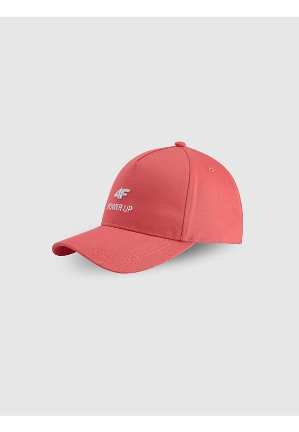 4f - 4F Czapka z daszkiem strapback uniseks - różowa S/M. Kolor: różowy. Materiał: bawełna, materiał. Styl: casual