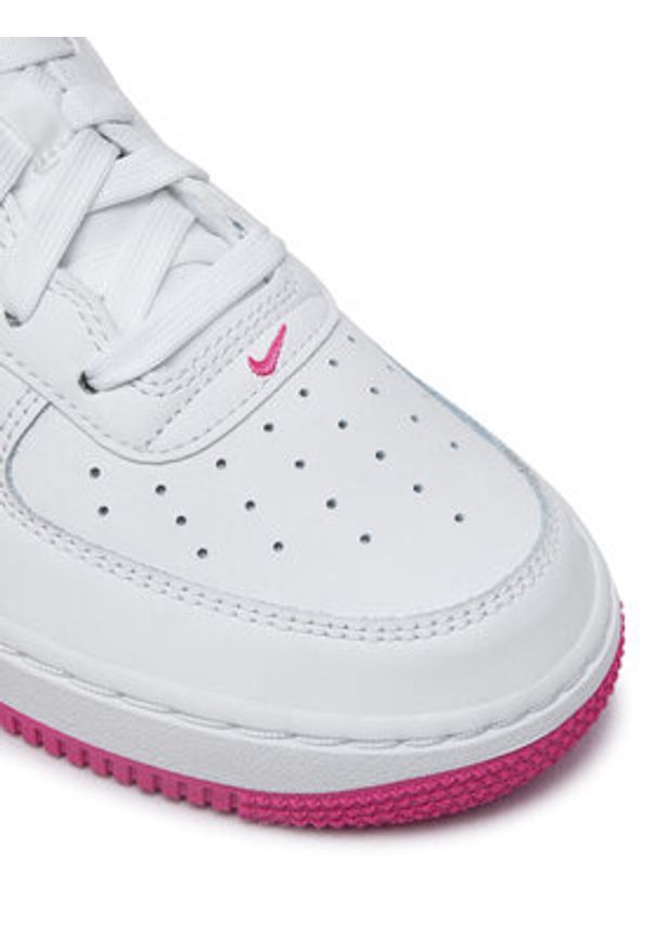 Nike Sneakersy Air Force 1 (GS) FV5948 102 Biały. Kolor: biały. Materiał: skóra. Model: Nike Air Force