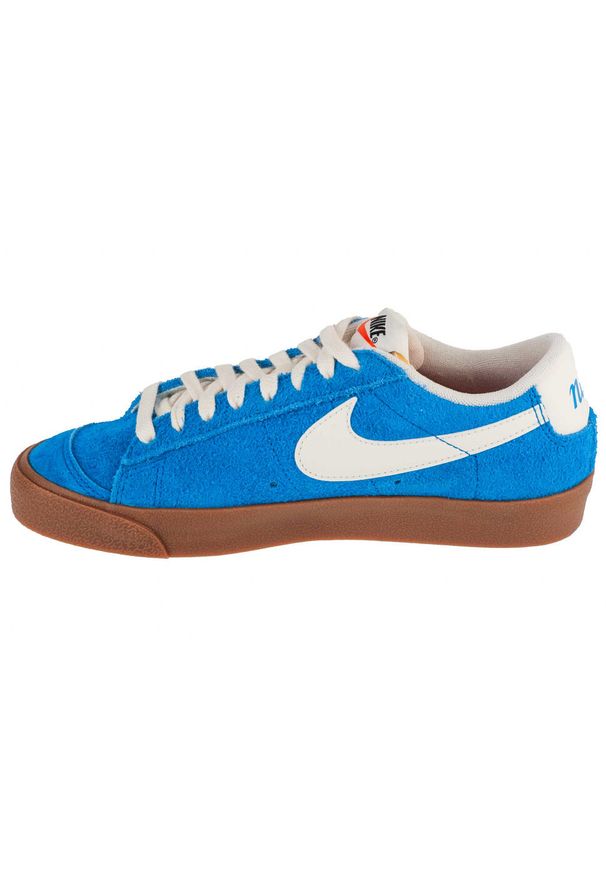 Nike - Buty sportowe do chodzenia damskie, W Blazer Low 77. Kolor: niebieski. Sport: turystyka piesza