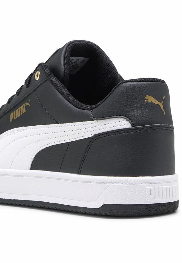 Puma - Sneakersy Caven 2.0 PUMA Black White Gold. Kolor: czarny, biały, wielokolorowy, żółty. Sezon: lato