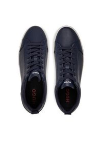 Hugo - HUGO Sneakersy Morien Tenn 50541696 Granatowy. Kolor: niebieski. Materiał: skóra #2