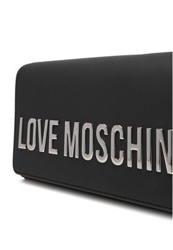 Love Moschino - LOVE MOSCHINO Torebka JC4103PP0NKD000B Czarny. Kolor: czarny. Materiał: skórzane