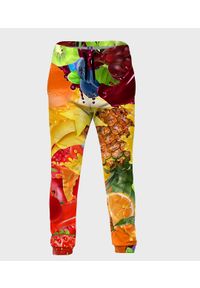 MegaKoszulki - Spodnie dresowe damskie fullprint Owoce. Materiał: dresówka #1