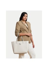 Lauren Ralph Lauren - Torebka LAUREN RALPH LAUREN. Kolor: biały #1