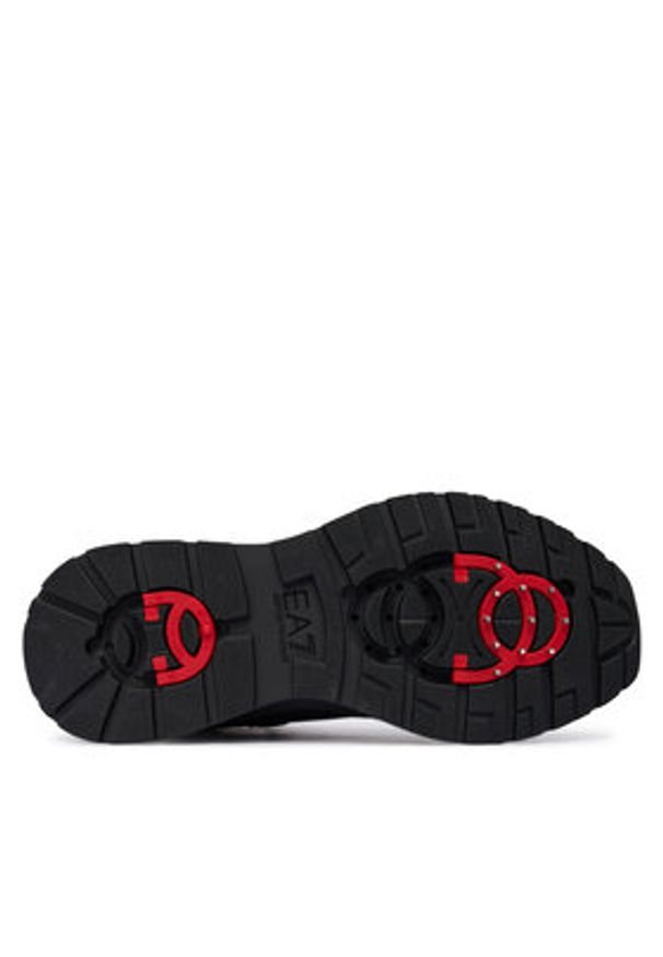 EA7 Emporio Armani Sneakersy 7X000340 AF18615 MC139 Czarny. Kolor: czarny. Materiał: materiał