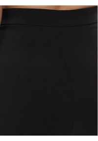 Elisabetta Franchi Spodnie materiałowe PA-046-37E2-V360 Czarny Wide Leg. Kolor: czarny. Materiał: syntetyk