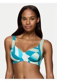 Triumph Góra od bikini Summer Mix & Match 10214535 Niebieski. Kolor: niebieski. Materiał: syntetyk