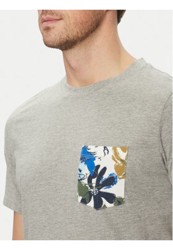 Blend T-Shirt 20718297 Szary Regular Fit. Kolor: szary. Materiał: bawełna