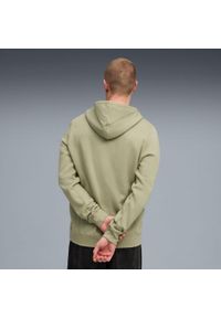 Bluza z kapturem Puma Ess 2 Color No. 1 Logo Hoodie Fl Lux Arm, Mężczyźni. Typ kołnierza: kaptur. Kolor: beżowy. Materiał: bawełna, materiał
